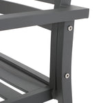 Outdoor Modern Aluminum Dining Chair (Set of 2), Gun Metal Gray