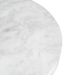 Outdoor Ponti Travertine Side Table, White