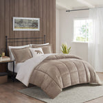King Plush to Sherpa Down Alternative Comforter Set