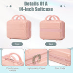 2-Piece ABS Spinner Wheel Luggage Set with Combination Lock