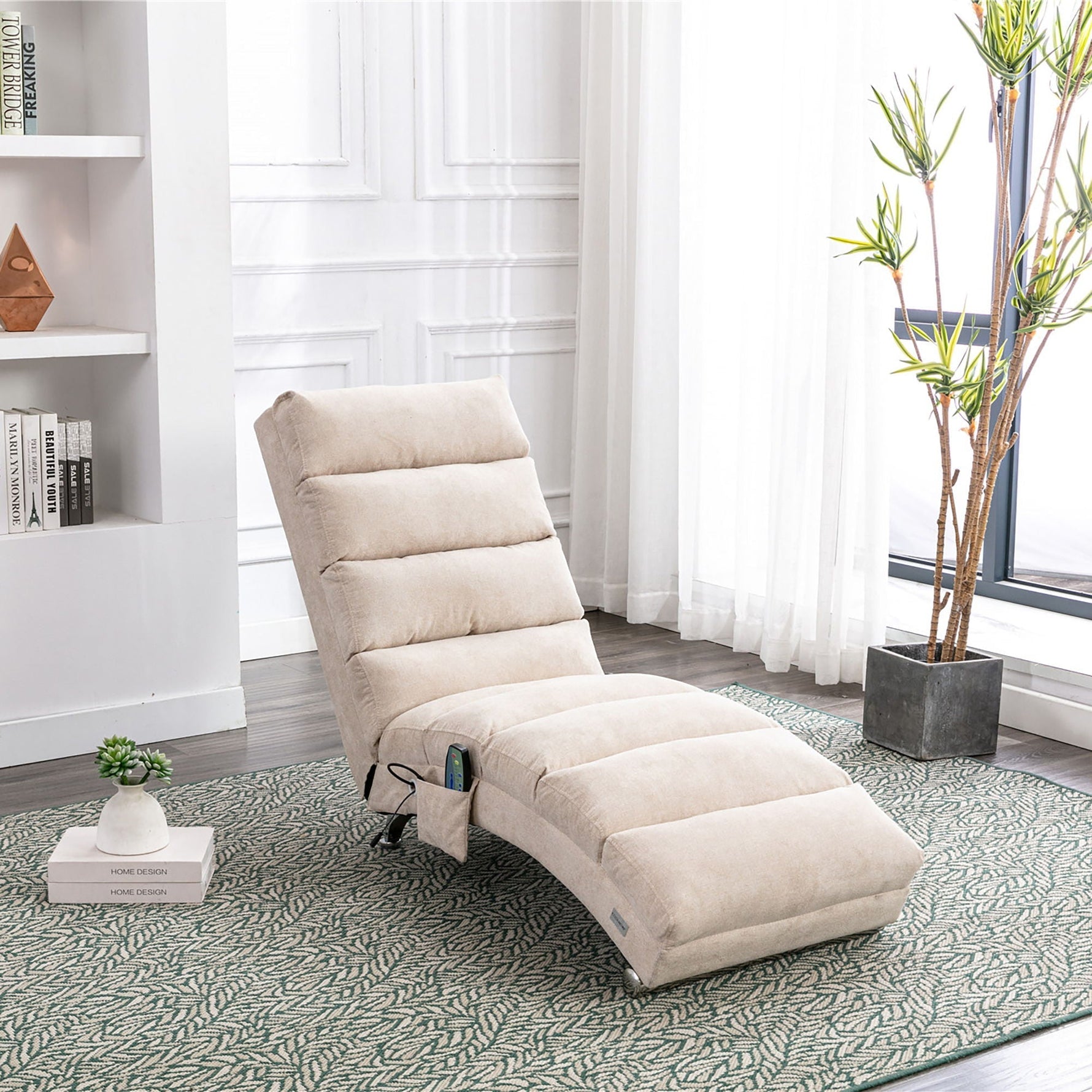 Massage Chaise Lounge Indoor With Remote Control