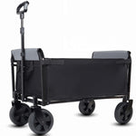 Collapsible Wagon with Wheels - 3 in 1 Lightweight Utility Camping Wagon