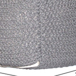 Semi Rounded Pouf Cable Knitted Perfect Seating