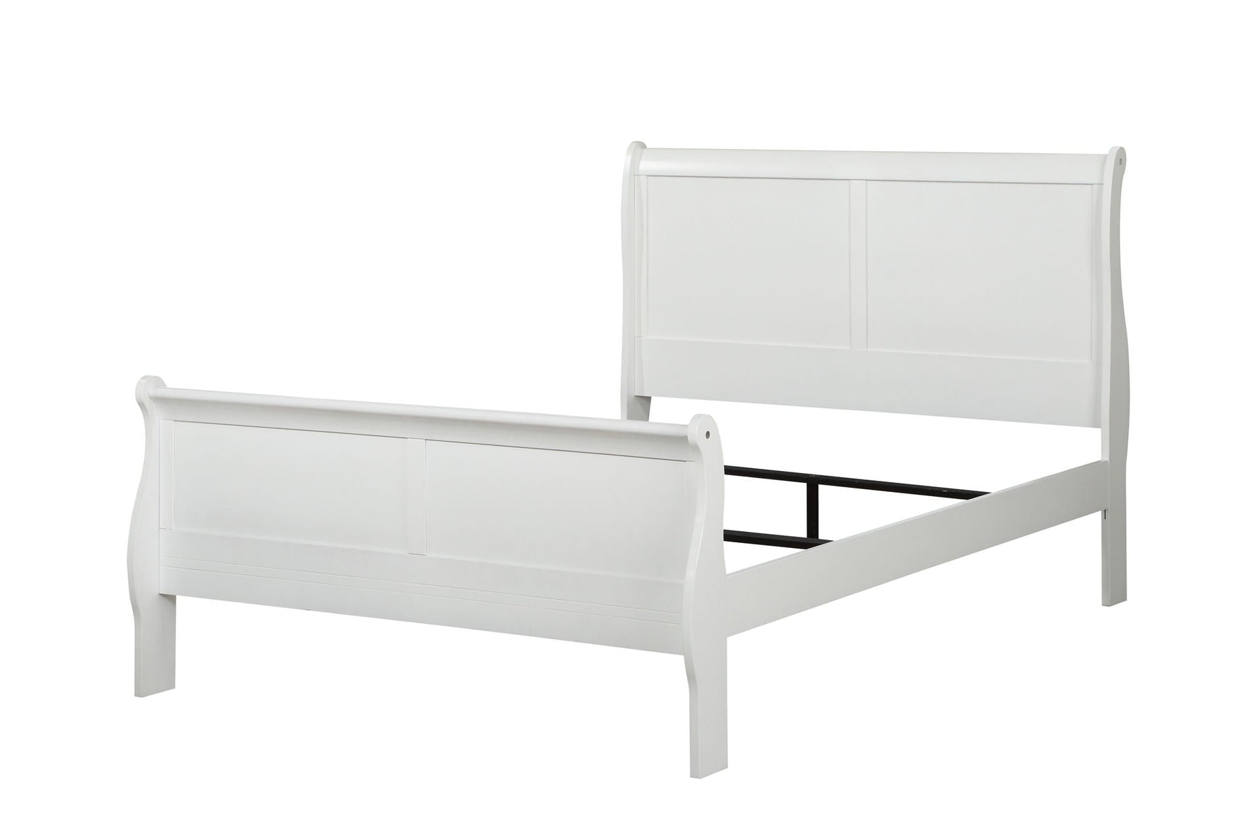 Louis Philippe Sleigh Style Bed