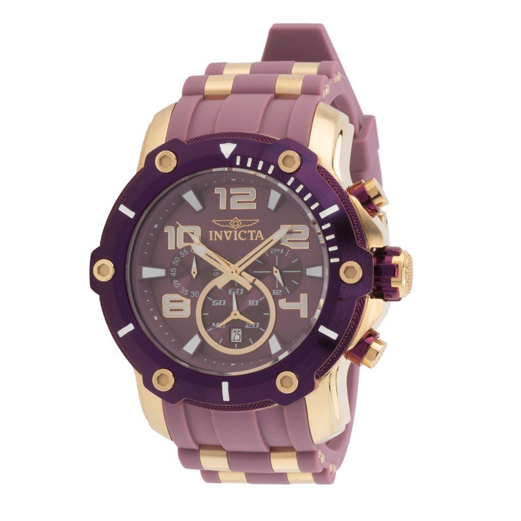 Invicta Pro Diver Scuba 52mm Quartz Chronograph Strap Watch