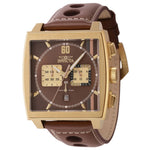 Invicta S1 Rally 45mm Quartz Chrono Leather Strap Watch w/ Helmet
