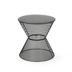Nevada Contemporary Side Table with Mesh Design