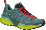 Salewa Women's Dropline Speed Hiking Shoes - Feld Green/Fluo Coral