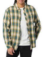 Billabong Men's Coastline Stretch Flannel Shirt - Pacific Small