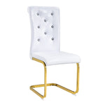 Elegant Design Alligator Skin Upholstered Dining Chairs
