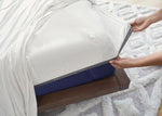 BedGear Vertex Sheet Set, Bright White, Split King / Split Cal King
