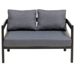 U_Style Multi-Person Outdoor Iron Sofa Set with Table