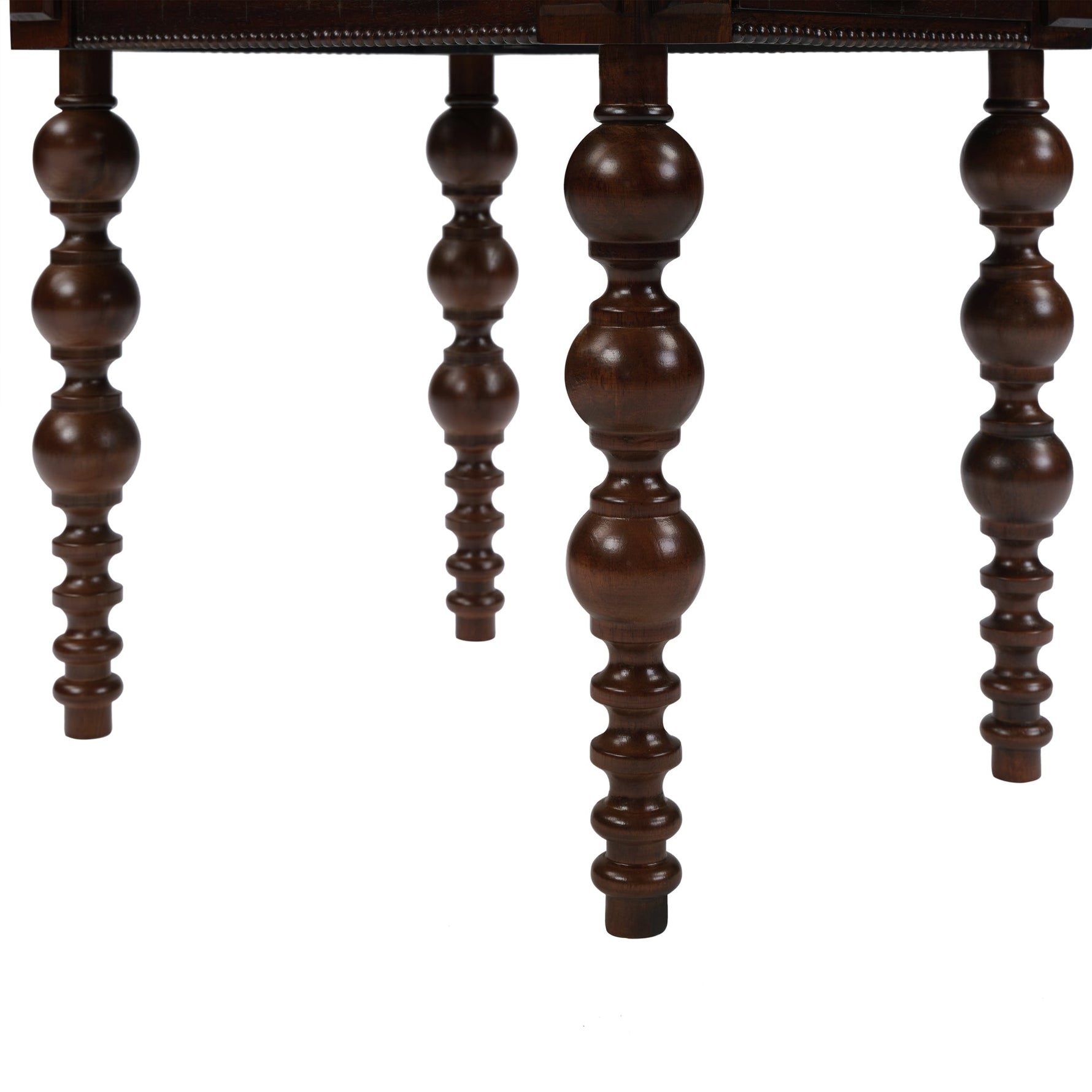 Solid Wood End Table with Drawer in Espresso Finish