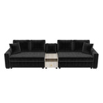 Modular Sofa Couch With Storage Armrest And Center Console