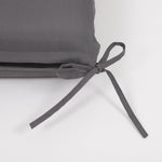 2-Piece Outdoor Chaise Lounge Cushion Set, Grey