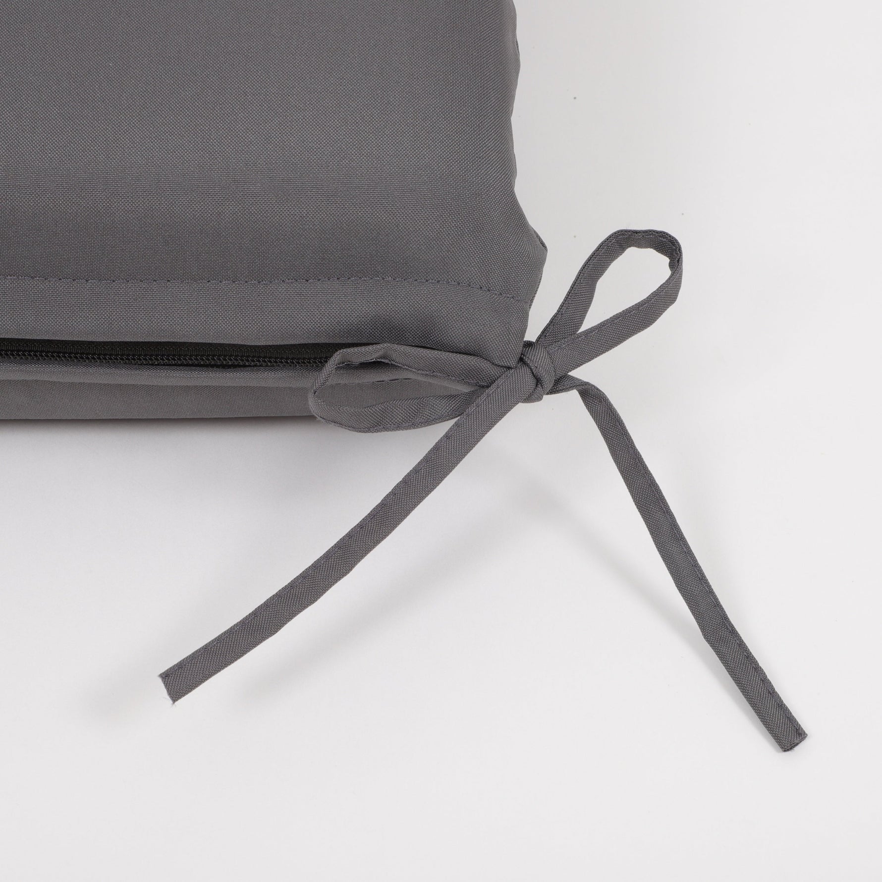 2-Piece Outdoor Chaise Lounge Cushion Set, Grey