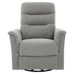 Manual Recliner Chair With 8-Point Massage and Swivel Function