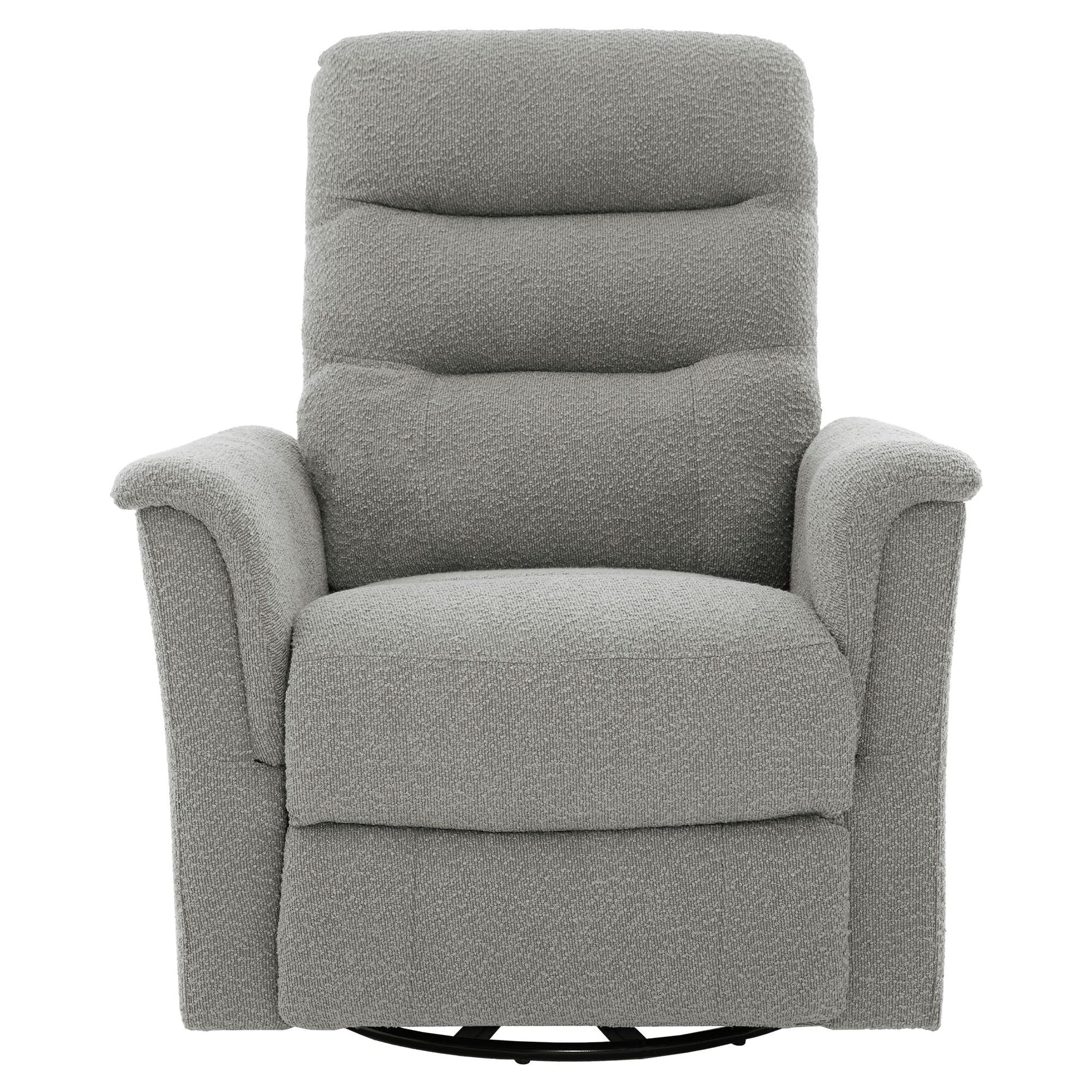 Manual Recliner Chair With 8-Point Massage and Swivel Function