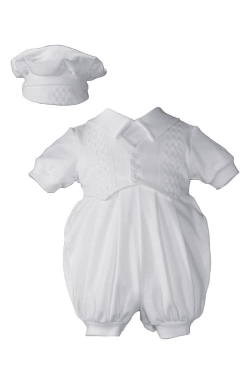 Forrest Cotton Christening Romper Size - 3 to 6 months