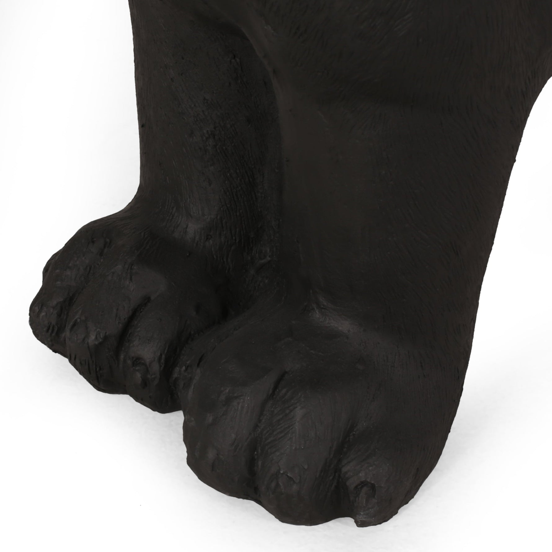 MGO Dog Bench - Outdoor Labrador Design, Matte Black