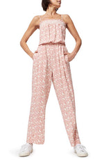 Faherty Renata Floral Jumpsuit in Coral Nusa Floral  Size Xx-Large