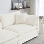 Modular Sectional Sofa for Living Room, U Shaped Couch 5 Seater Convertible with Ottoman