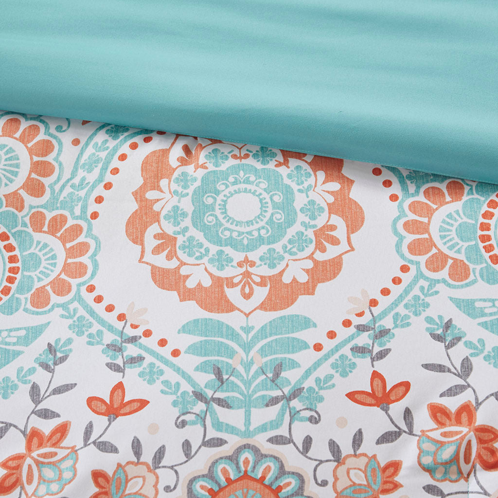 Twin XL Boho Comforter Set with Bed Sheets
