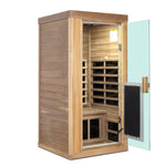 One person Far infrared red cedar standard indoor sauna room (Front & Rear & Left & Right)