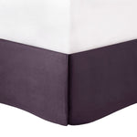 7 Piece Tufted Comforter Set Plum King