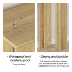 Farmhouse Style Oak-Colored Extra-Long Console Table