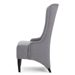 Alight Upholstered Dining Chair With High Back And Birch Wood Legs (Set of 2)