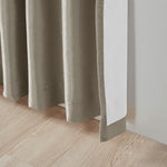 Twist Tab Total Blackout Window Curtain Panel Pewter 50x84
