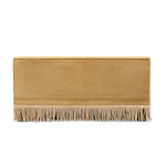 Duchess 33' Medium Princess Pet Bed Sofa with Fringe Skirt, Gold Yellow Performance Velvet