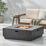 39'' Square Iron Fire Pit - 50,000 BTU