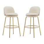 Rio Claro Indoor Upholstered Barstool Set of 2