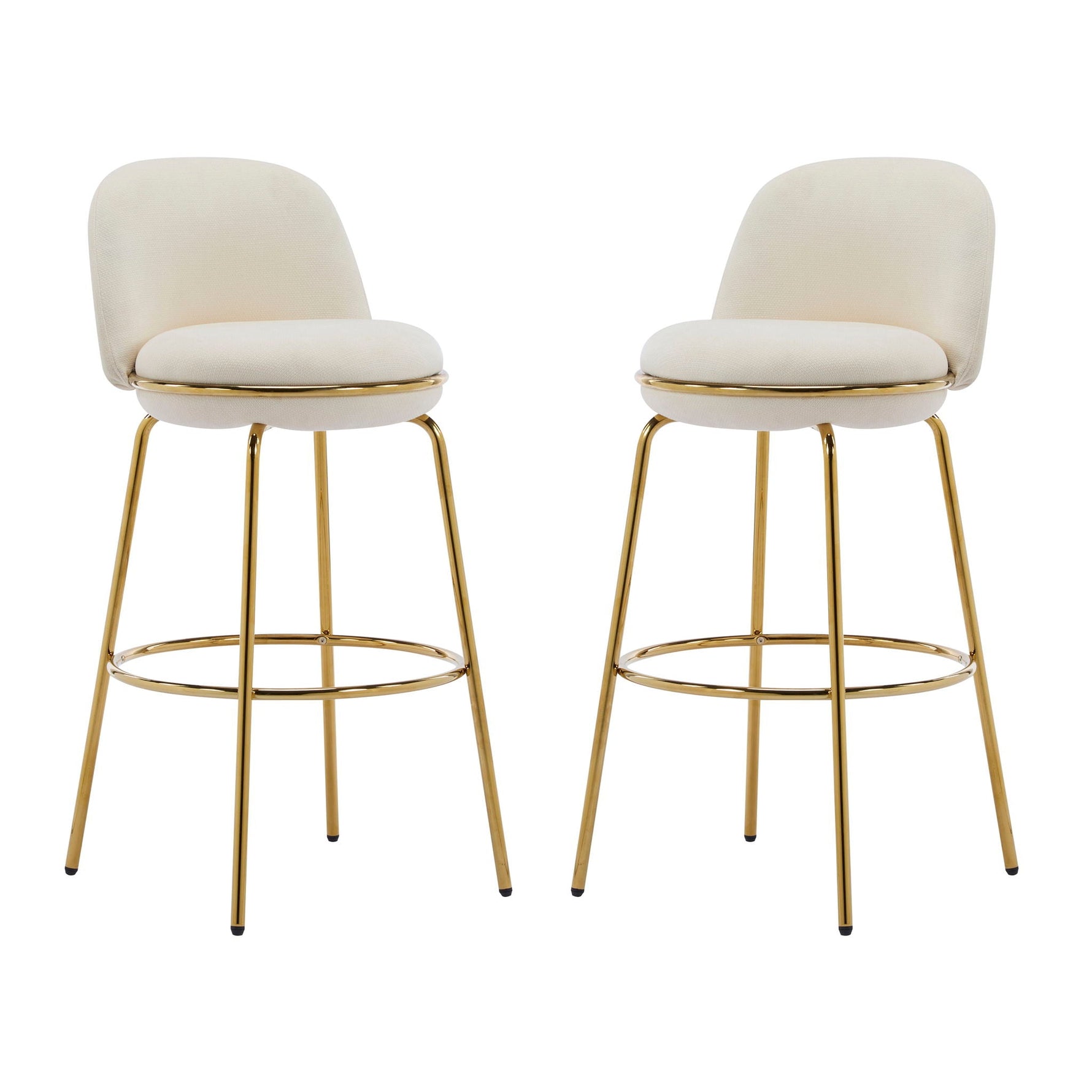 Rio Claro Indoor Upholstered Barstool Set of 2