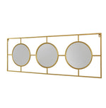 3 Mirror Piece Wall Mirror in Rectangular Frame