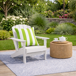 2 Pack Outdoor Throw Pillows, Waterproof & Fade-Resistant Patio Cushions (18x18 Inch)