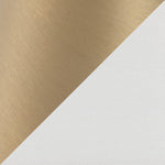 Cone 64' Contemporary Metal Floor Lamp in Gold with White Linen Shade