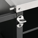 K&K 72.4' Large Grill Table for Big Green Egg