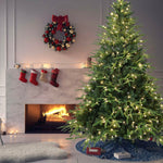 6.5ft Pre-Lit Artificial Christmas Tree with 450 Warm White Lights