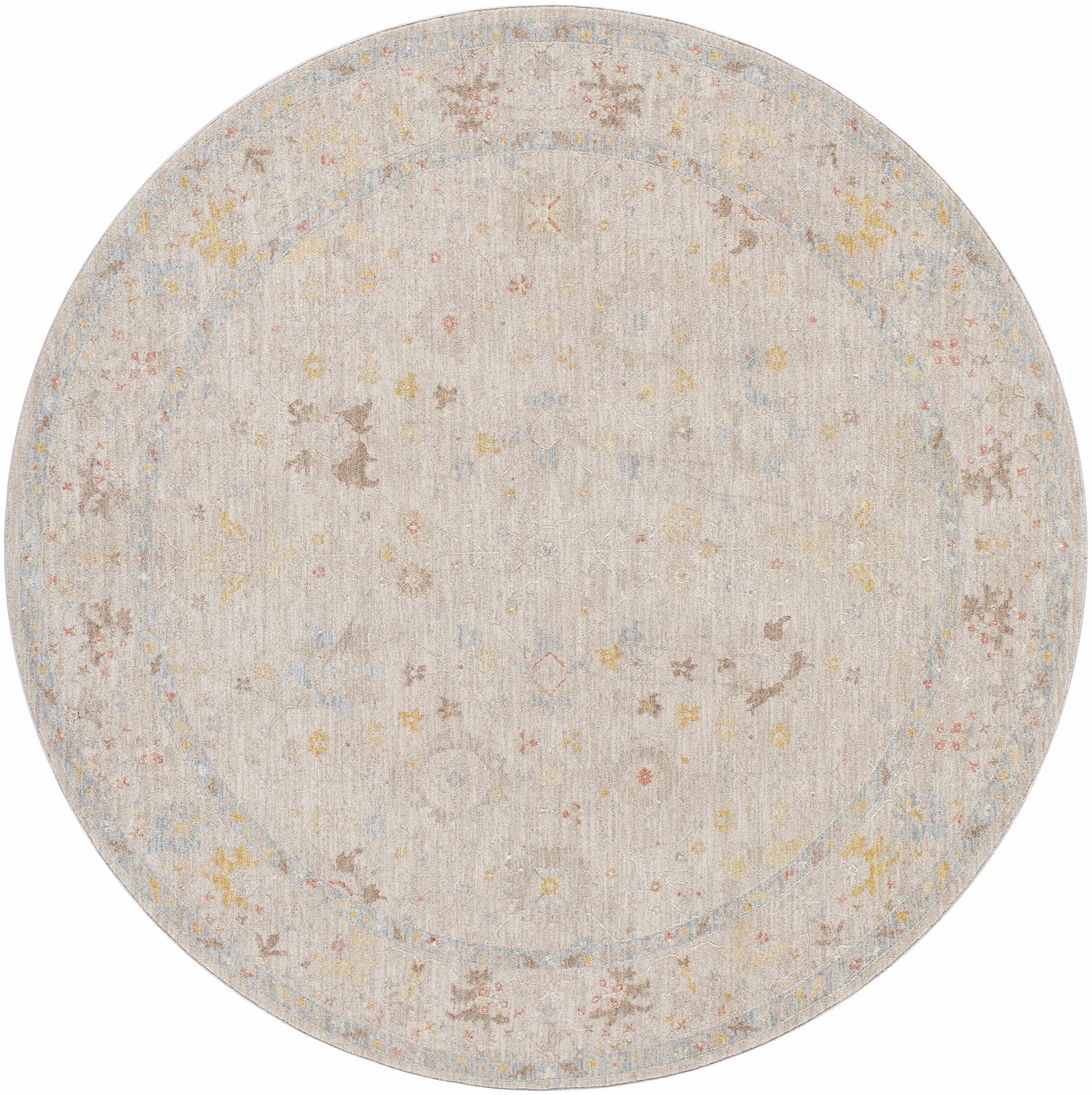 Amina Oushak Thick Luxe Area Rug
