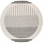 Angus Black&White Geometric Area Rug