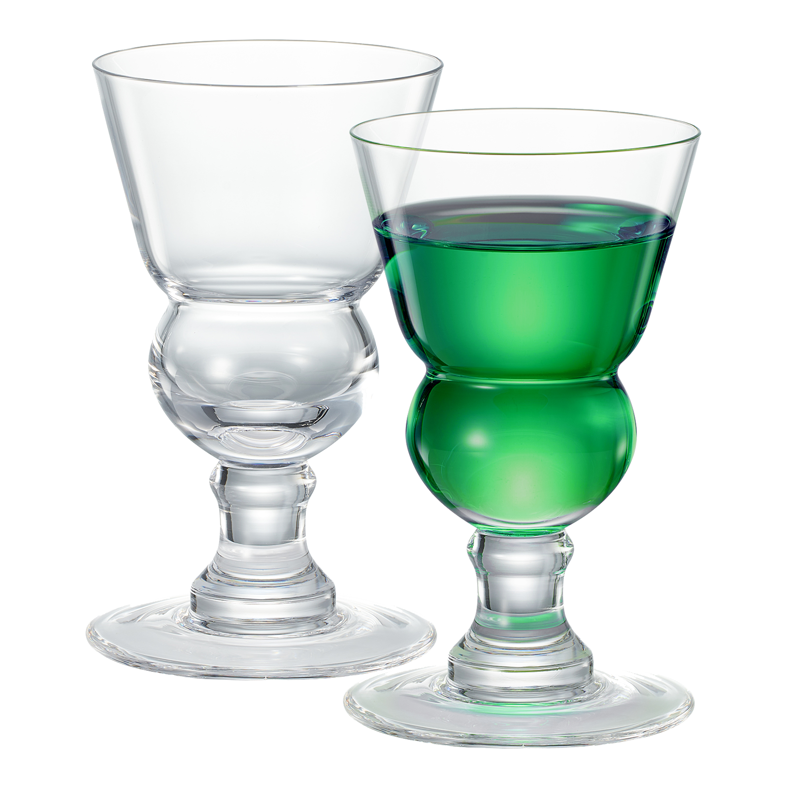 Specialty Absinthe Cocktail Glassware with Spoon, Set of 2