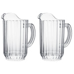 Barcelona Acrylic Beer Pitcher, Set of 2