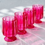 Madrid Acrylic Stemmed Wine Goblet Glassware, Set of 4