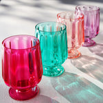 Madrid Acrylic Stemmed Wine Goblet Glassware, Set of 4