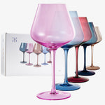 Love Stemmed Wine Glassware, Set of 6