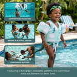 Floating Jackets with Sleeves for Bool or Beach | 1-3 Years | Crocodile