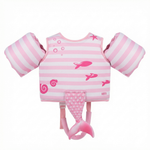 Floating Jackets with Sleeves for Bool or Beach | 1-3 Years | Pink Mermaid
